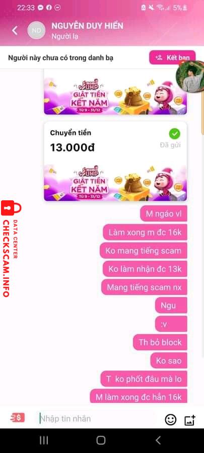 Preuves contre Nguyễn Duy Hiển