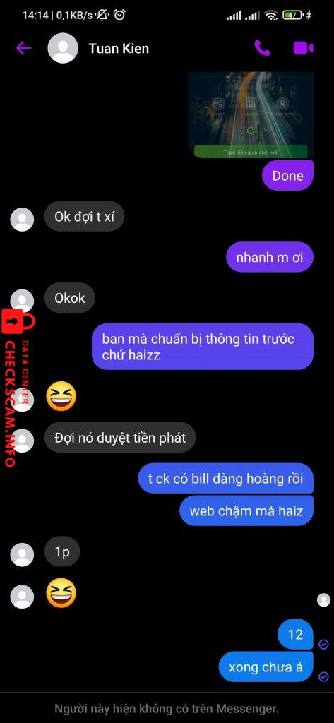 Preuves contre Tuan Kien Luong