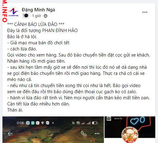 Preuves contre Phan Đình Hảo