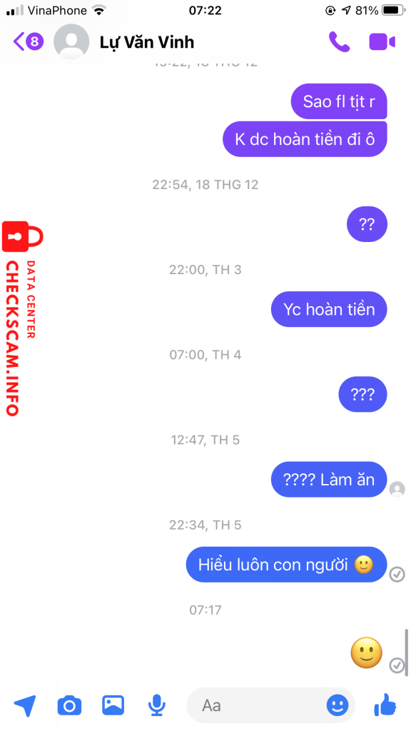 Preuves contre Lự Văn Vinh