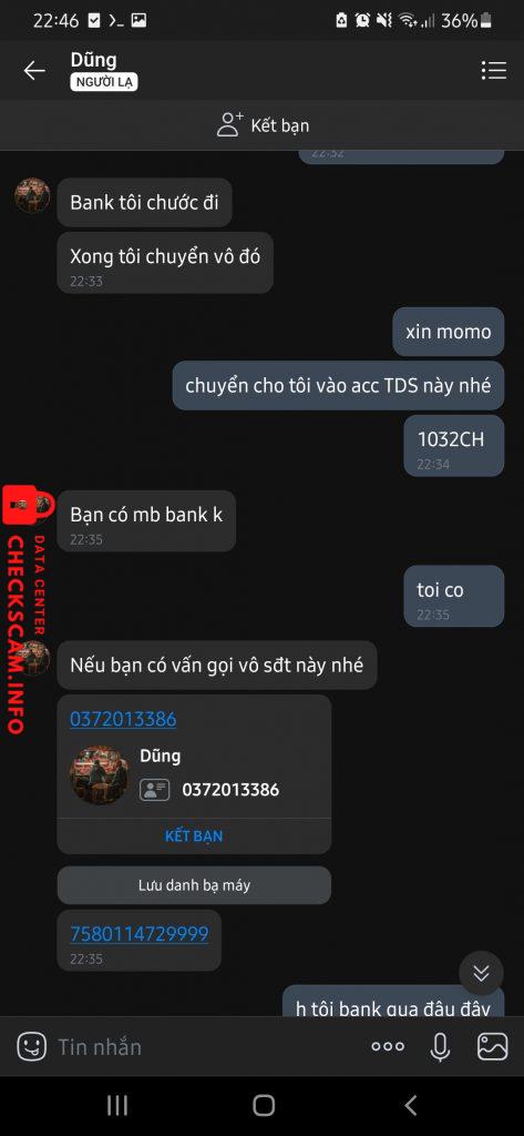 Preuves contre Ngo Thi Huong