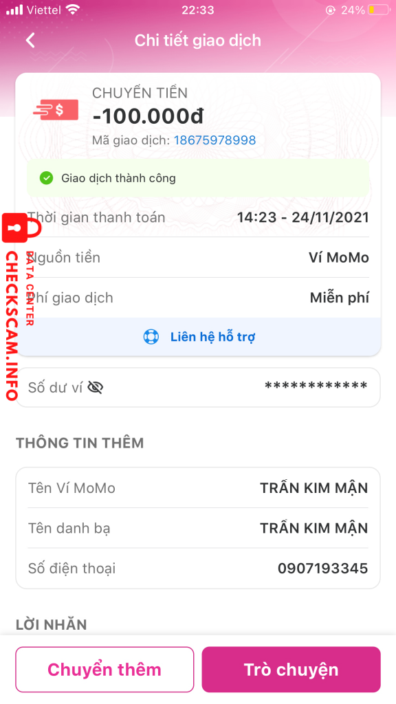 Preuves contre Trần Kim Mận