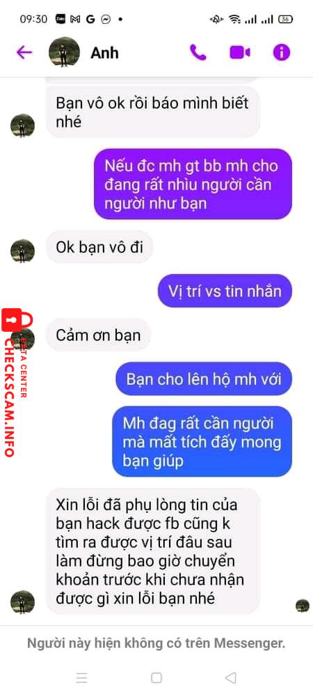 Preuves contre Chu Mạnh Hùng