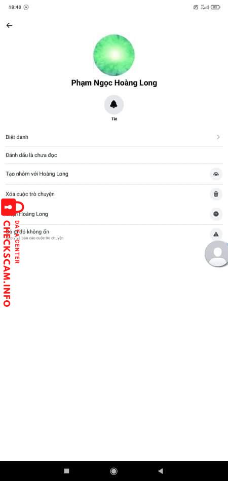 Preuves contre Phạm Ngọc Hoàng Long – Checkscam247.info