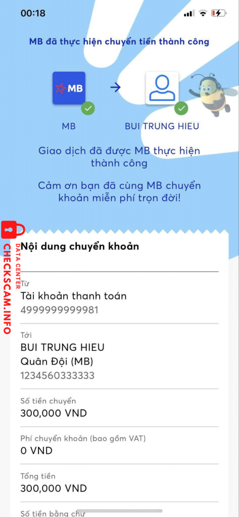 Preuves contre Bui Trung Hieu