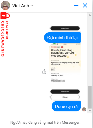 Preuves contre Nguyễn Việt Anh