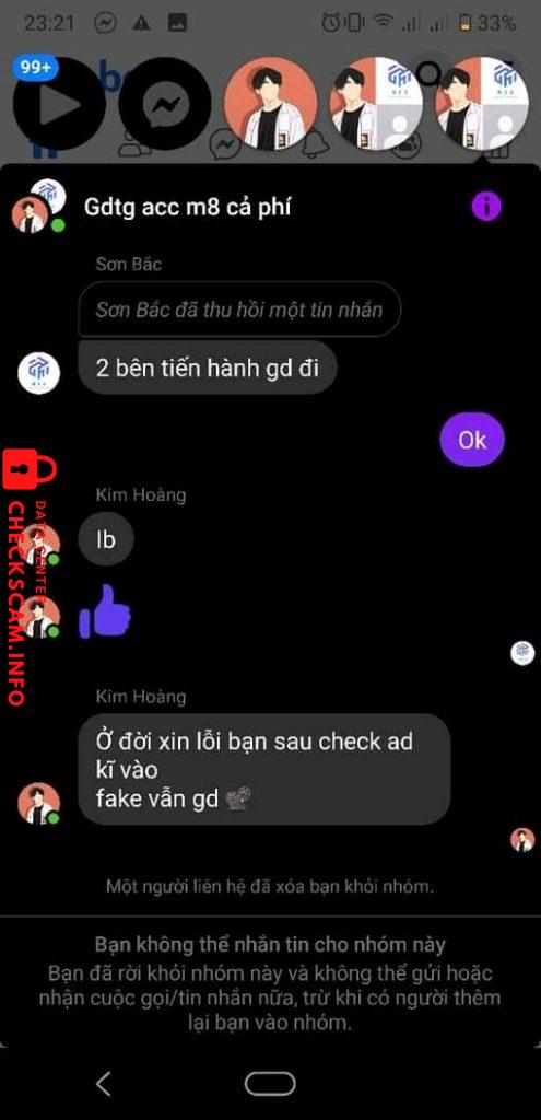 Preuves contre Checkscam247.info – Nguyễn Sơn Bắc