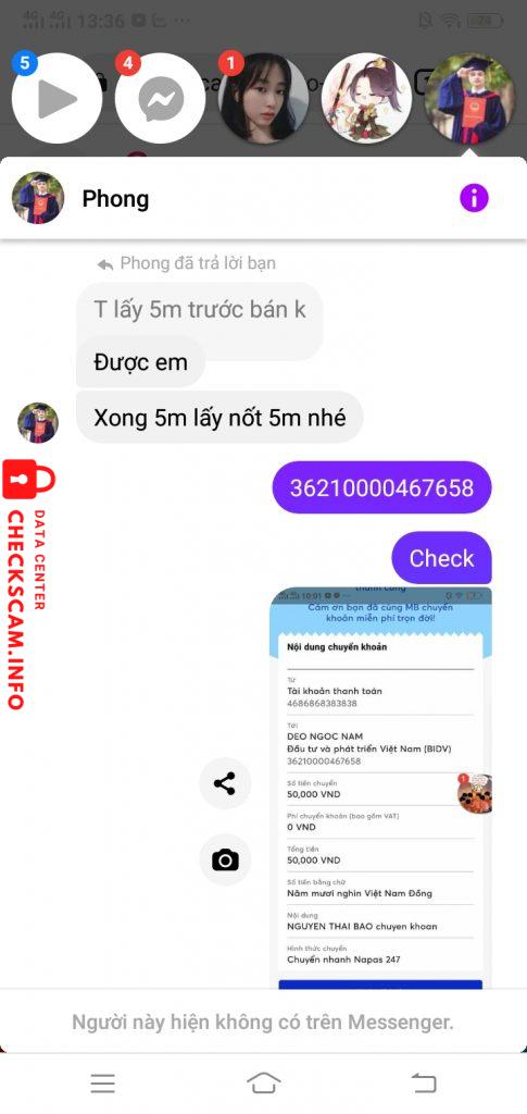 Preuves contre Đèo Ngọc Nam
