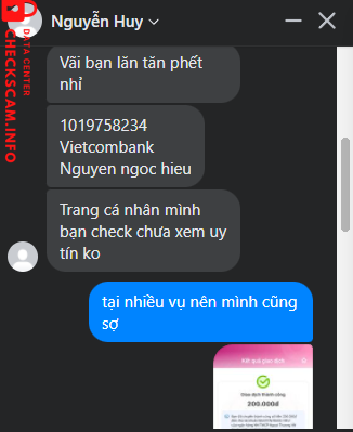 Preuves contre Nguyen Ngoc Hieu