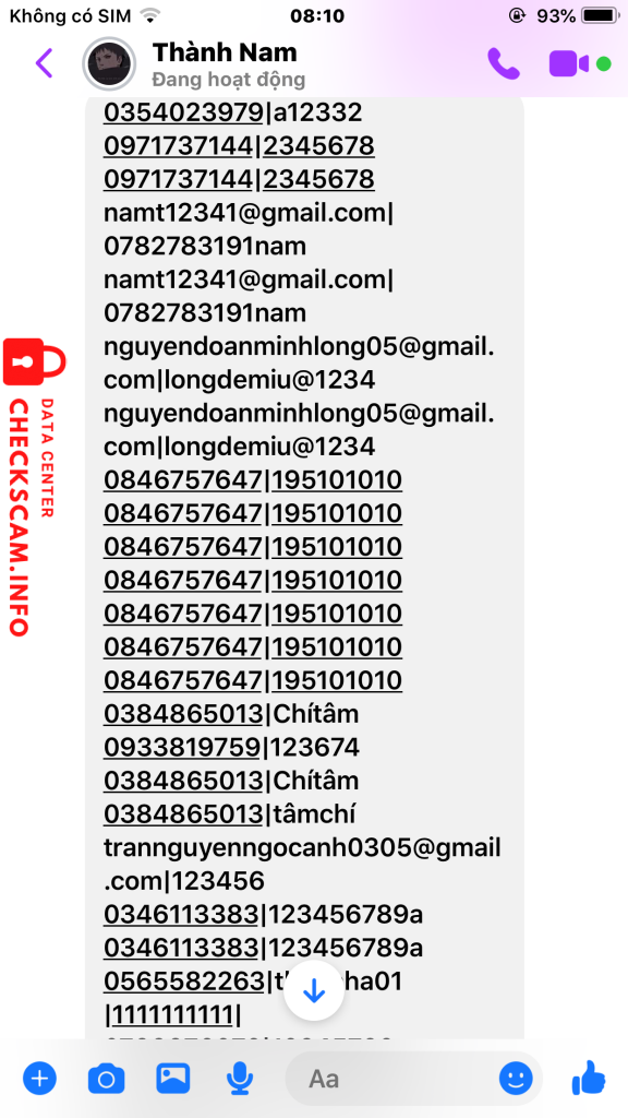 Preuves contre Dương Văn Hoa