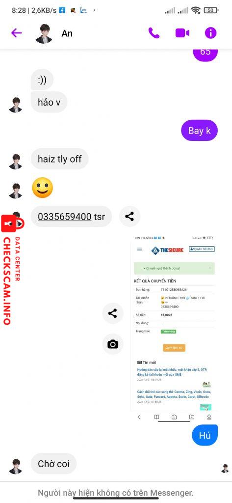 Preuves contre Nguyễn Tuấn