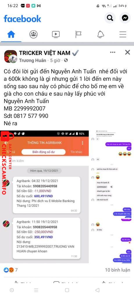 Preuves contre Nguyễn Hồng Đức