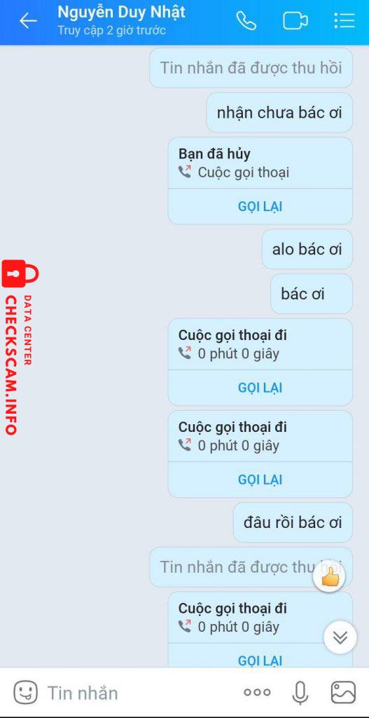 Preuves contre Nguyen Duy Nhat