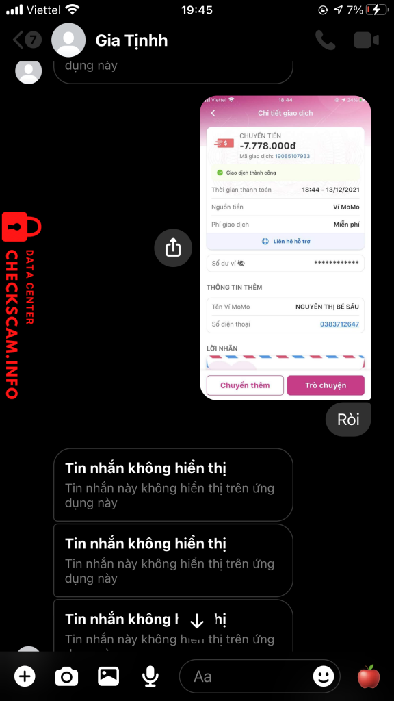 Preuves contre Gia Tịnh