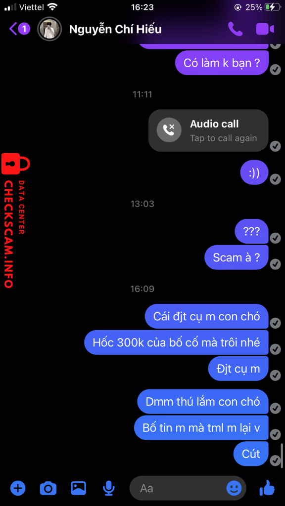 Preuves contre Nguyễn Chí Hiếu