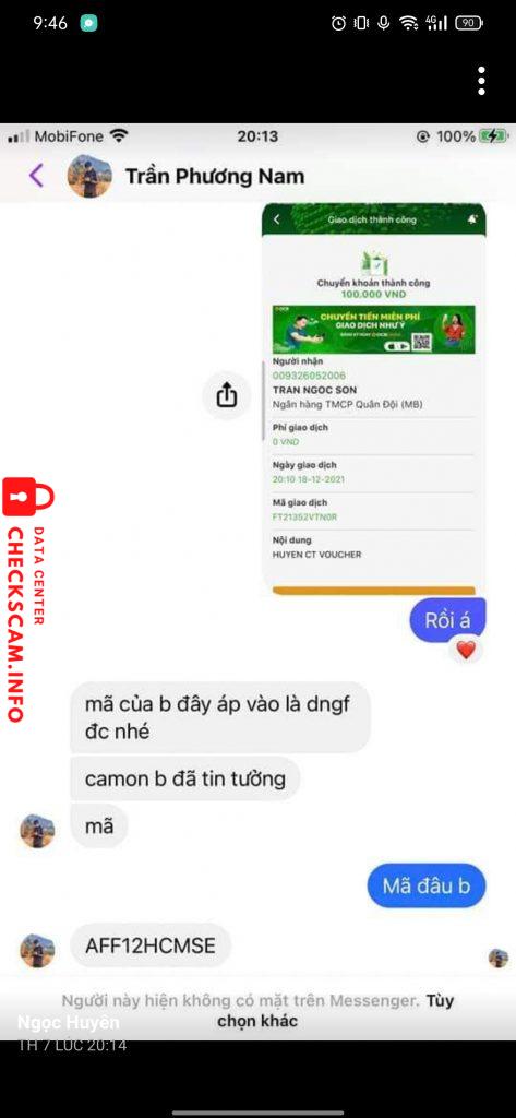 ဆန့်ကျင်သက်သေ Tran Ngoc Son