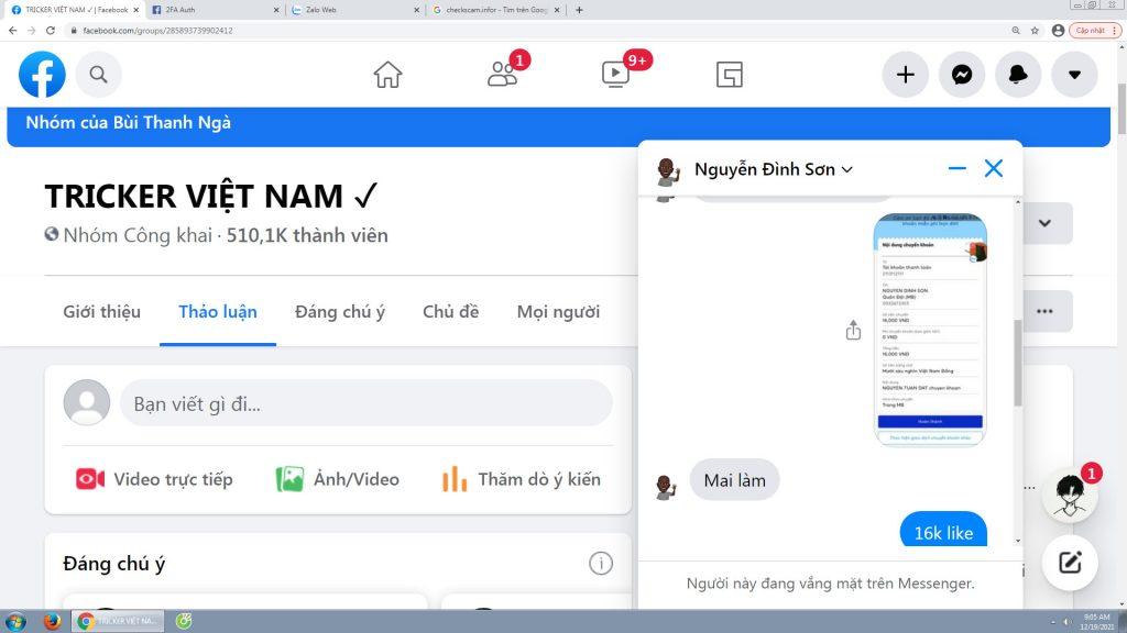 Preuves contre Nguyễn Đình Sơn
