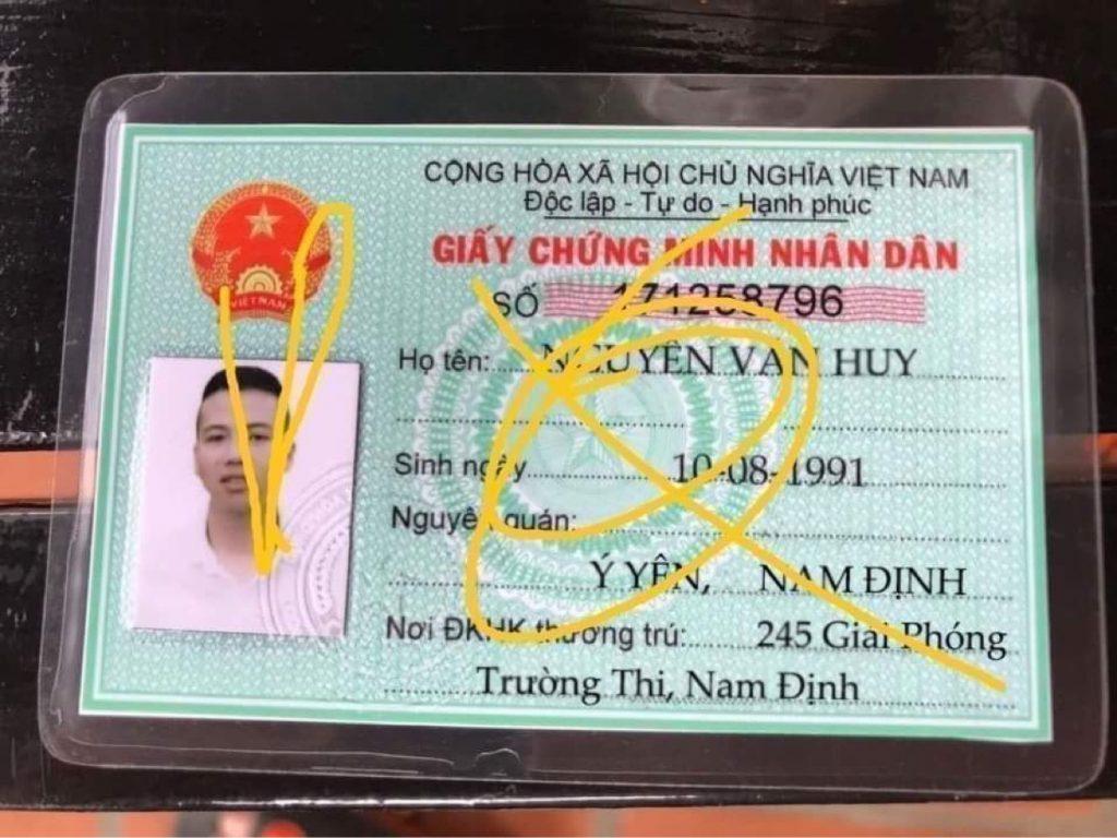 Preuves contre Nguyên Văn Huy