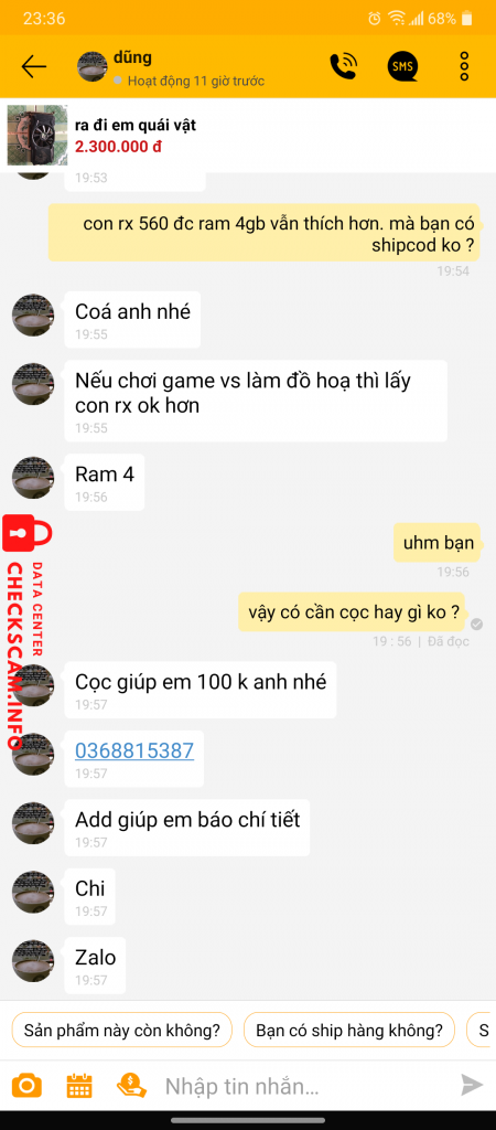 Preuves contre Pham Van Dung