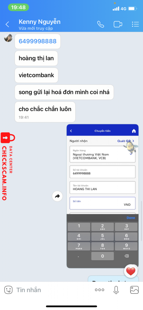 Preuves contre Hoang Thi Lan