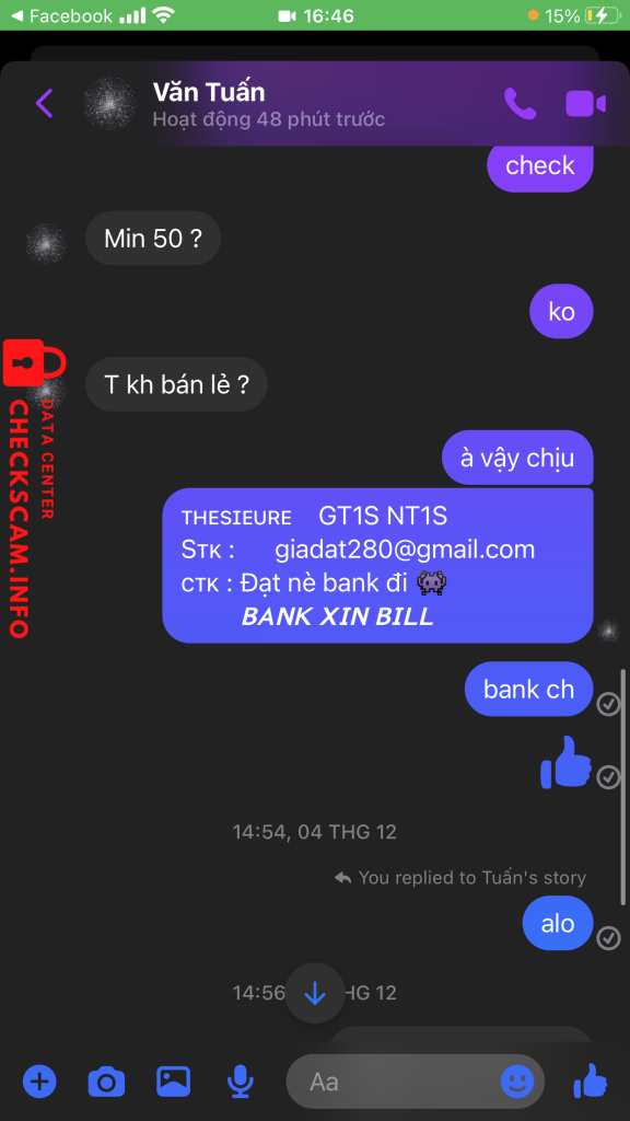 Preuves contre Văn Tuấn