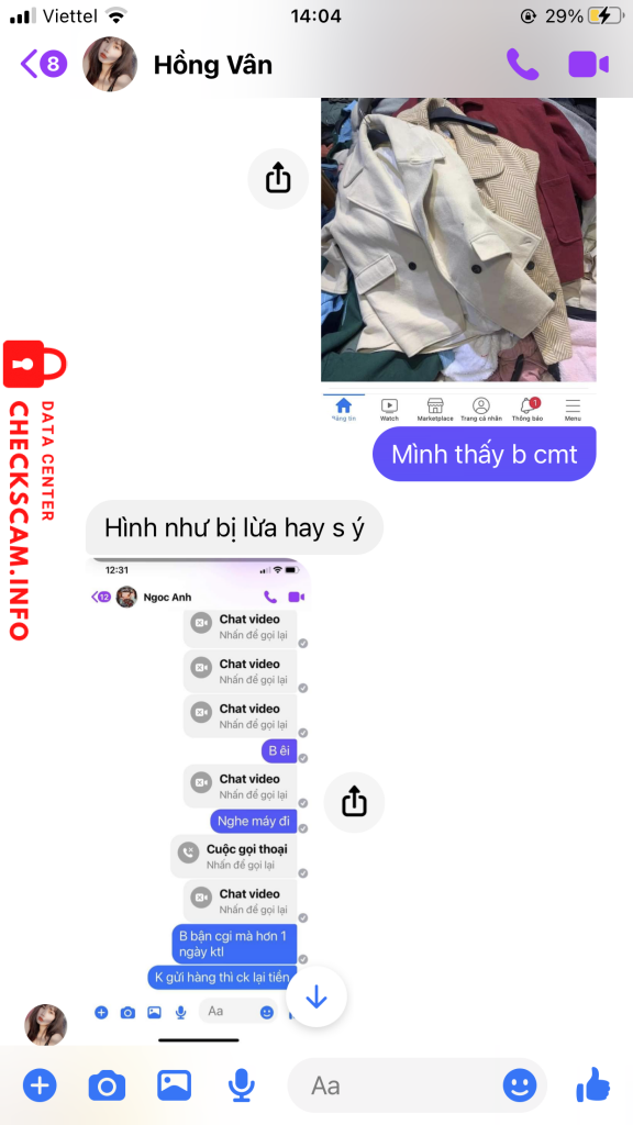 Preuves contre Dang Ngoc Anh
