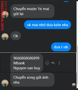 Preuves contre Nguyen van Huy