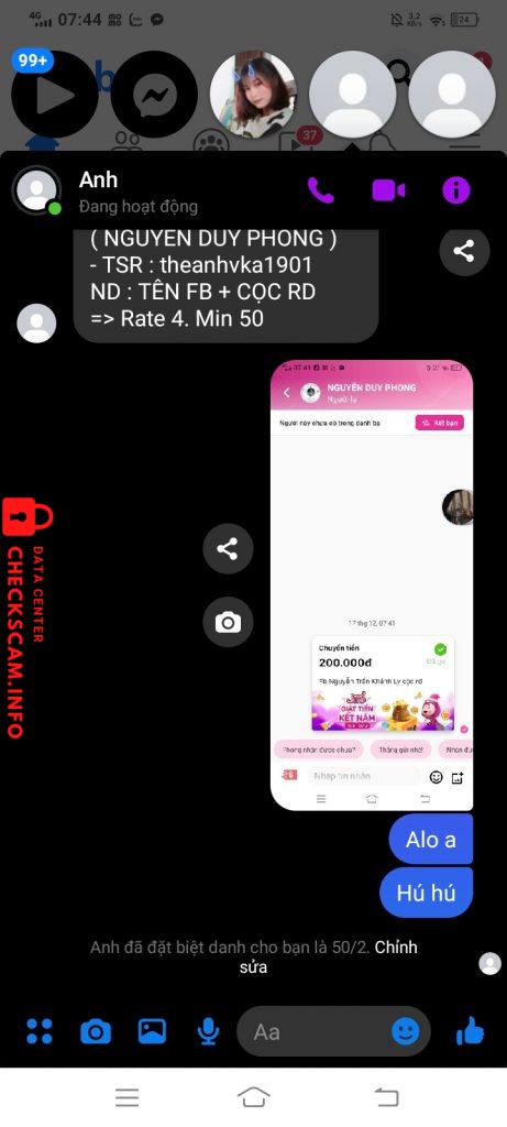 Preuves contre Mạc Gia Huy