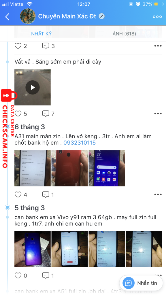 Preuves contre Nguyen Tien Dat