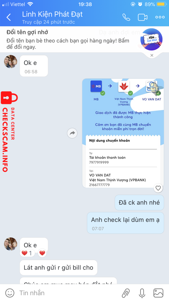 Preuves contre Vo Van Dat
