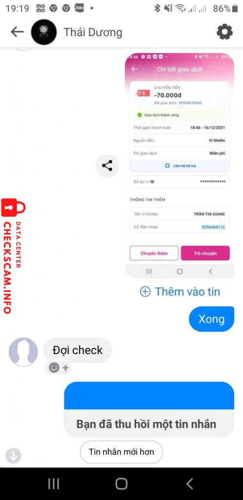 Preuves contre Thái Dương