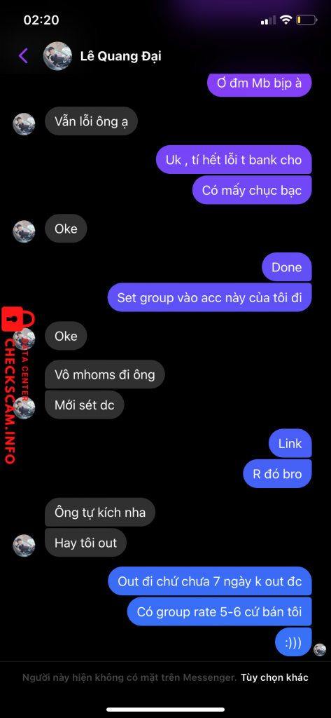 Preuves contre Lê Quang Đại
