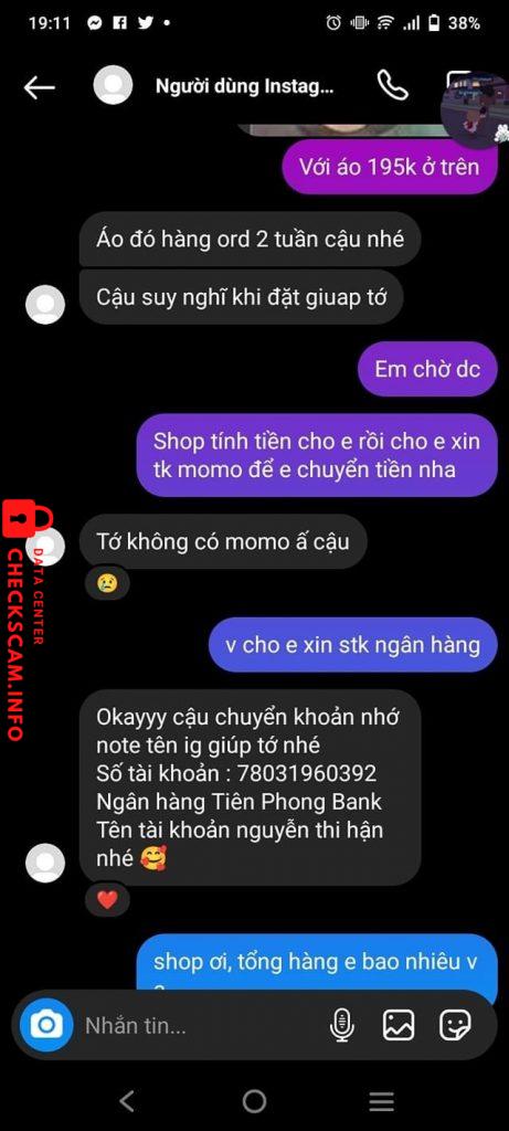 Preuves contre Nguyen Thi Han