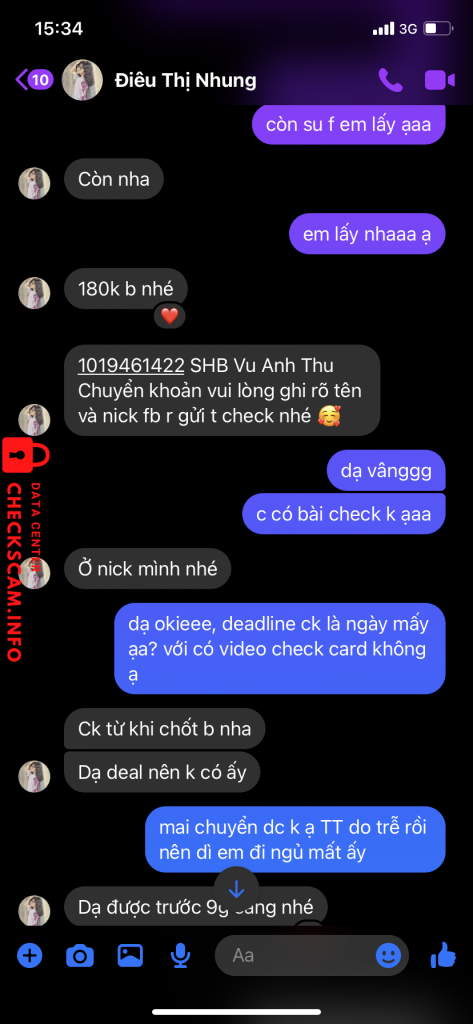 Preuves contre Vu Anh Thu