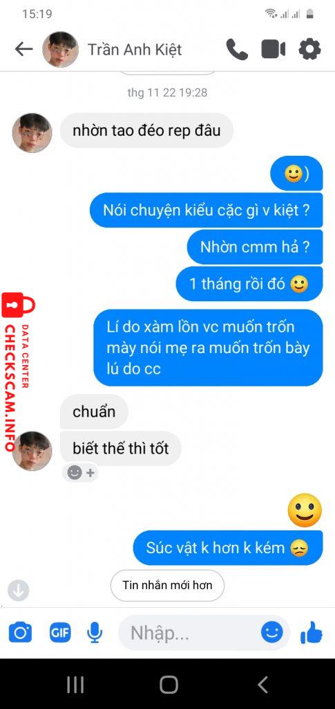 Preuves contre Trần Anh Kiệt