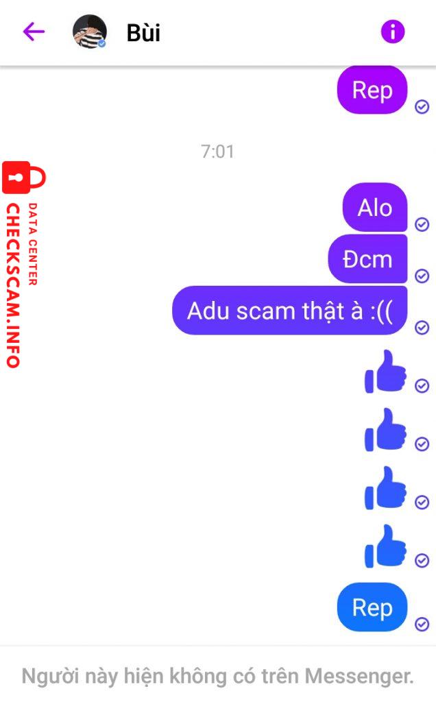Preuves contre Bùi Văn Tình