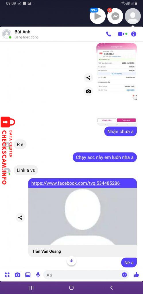 Preuves contre Bùi Anh Tuấn