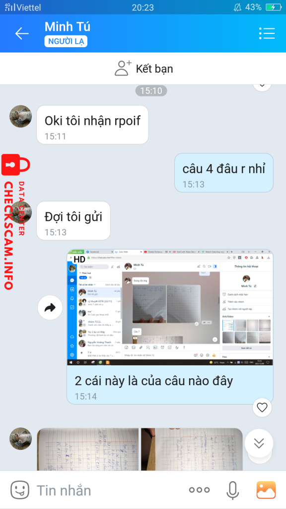 Ebidensya laban sa Le Minh Tu