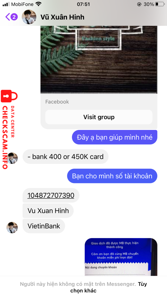 ဆန့်ကျင်သက်သေ Vũ Xuân hinh