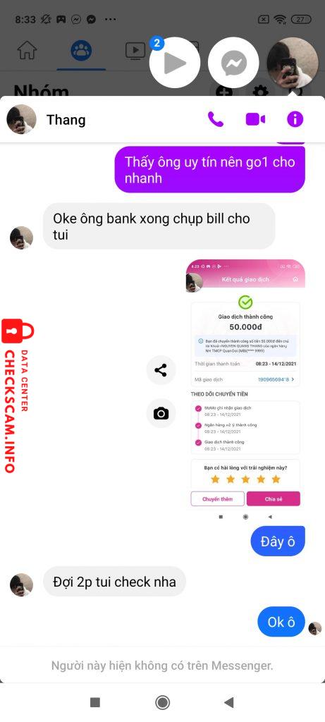 Ebidensya laban sa Nguyen Quang Thang