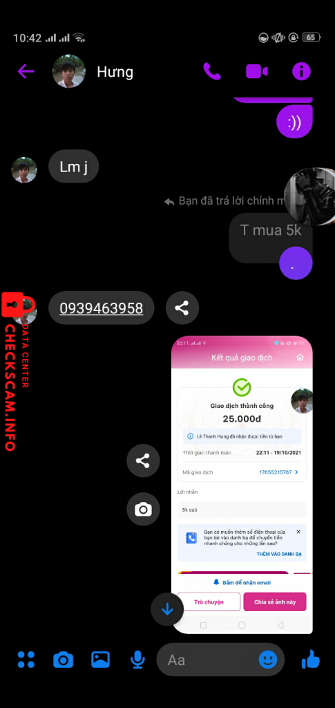 Ebidensya laban sa Lê Thanh Hưng