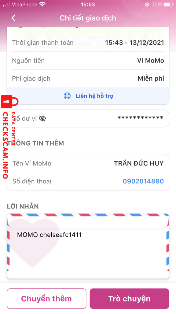 Ebidensya laban sa Trần Đức Huy