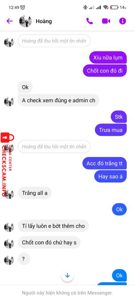 Ebidensya laban sa Nguyễn Đức Hoàng