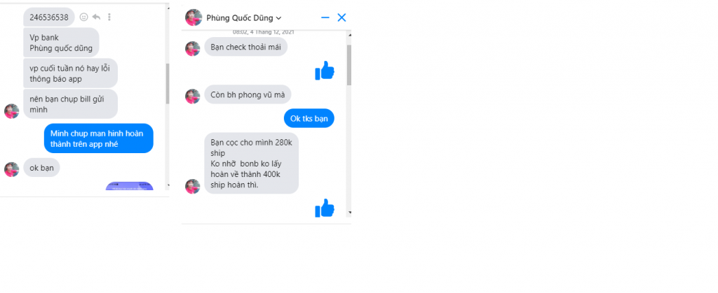 Ebidensya laban sa Phùng Quốc Dũng