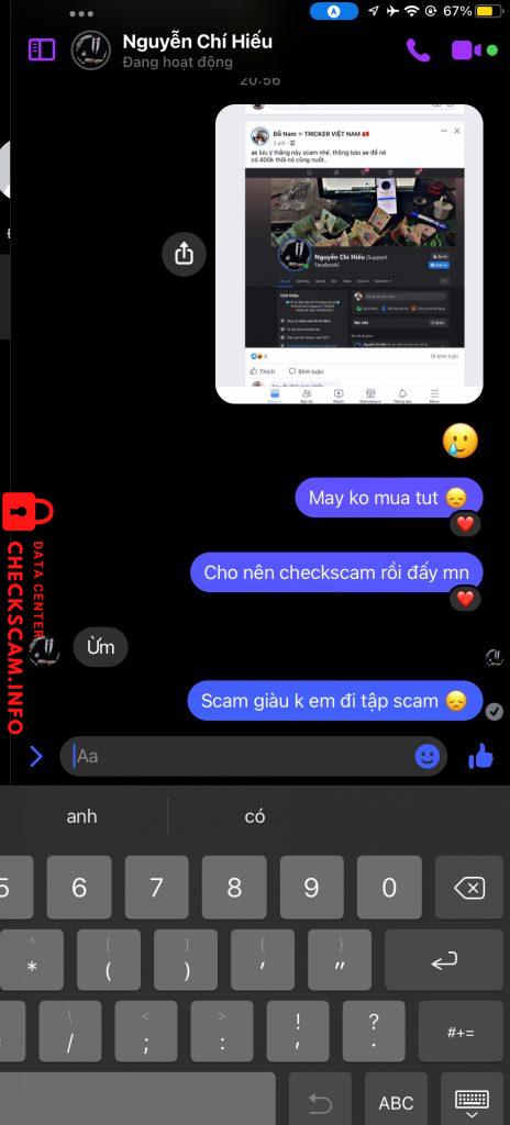 Ebidensya laban sa Nguyễn Chí Hiếu