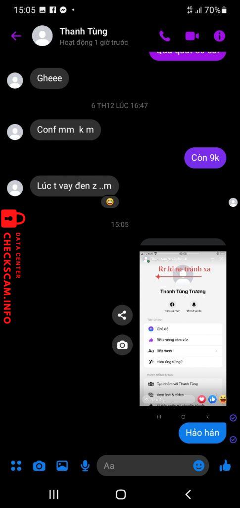 Ebidensya laban sa Trương Thanh Tùng