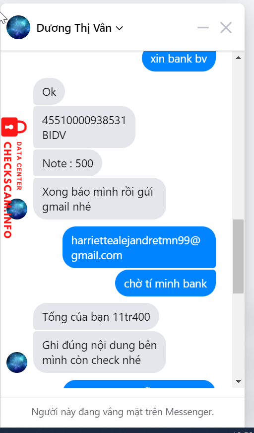 Ebidensya laban sa Nguyen Thi Tinh