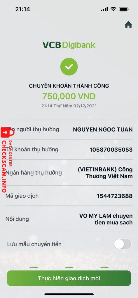 Ebidensya laban sa Nguyen Ngoc Tuan