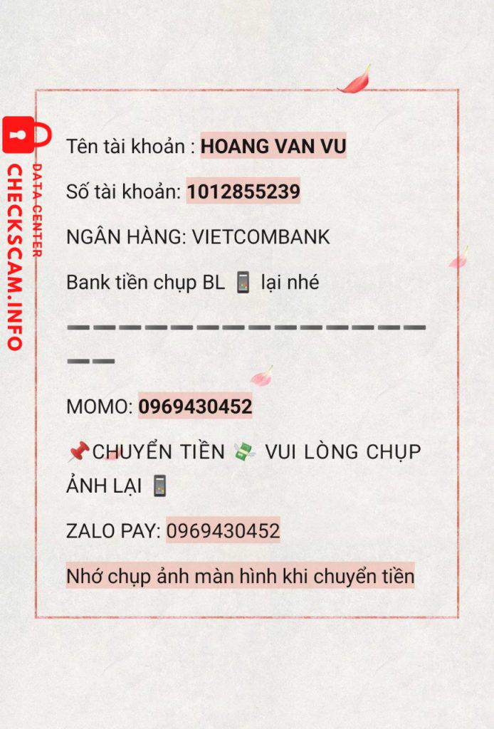 Ebidensya laban sa Hoang Van Vu