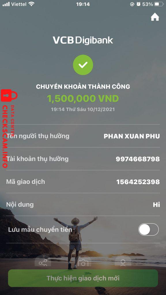 Ebidensya laban sa Pham Xuan Phu